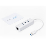 TP-Link UE330 USB 3 Port HUB With Gigabit Ethernet Port, 1-Year Warranty